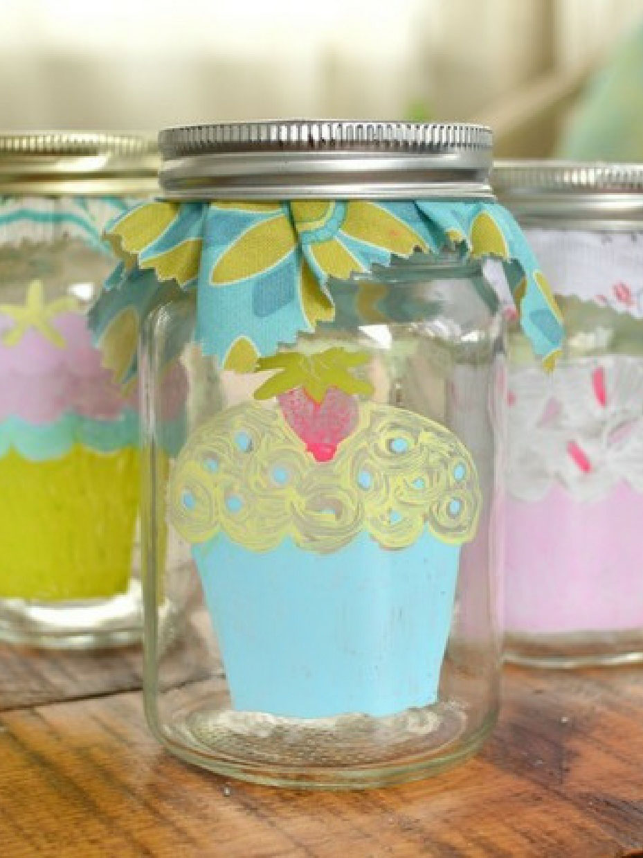Adult Coloring Page Mason Jars