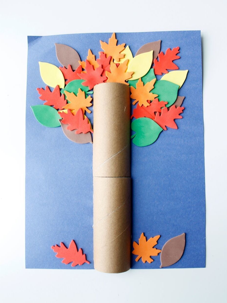 Fall Tree Craft Roll