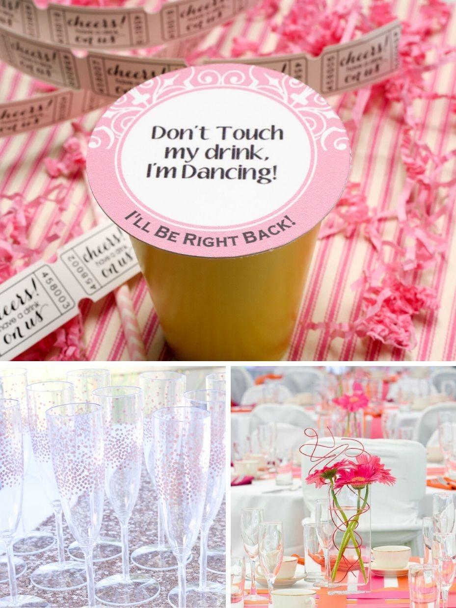 Coral, Pink and Yellow Wedding Palette