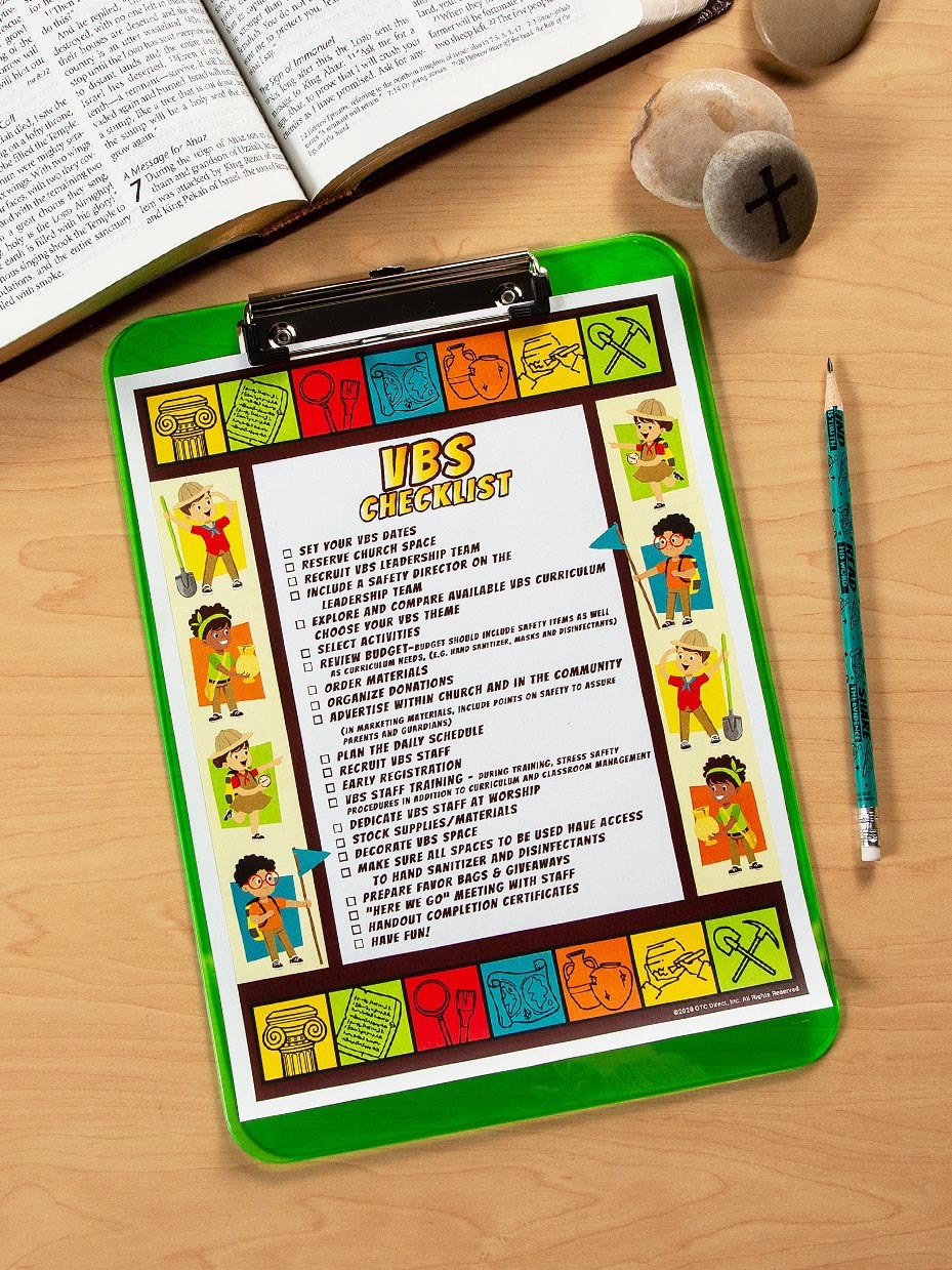 VBS Planning Guide & Free Printable Checklists | Fun365