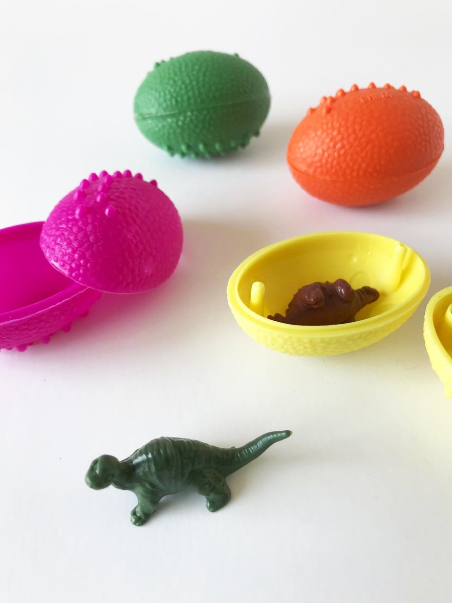 Dinosaur Filled Eggs