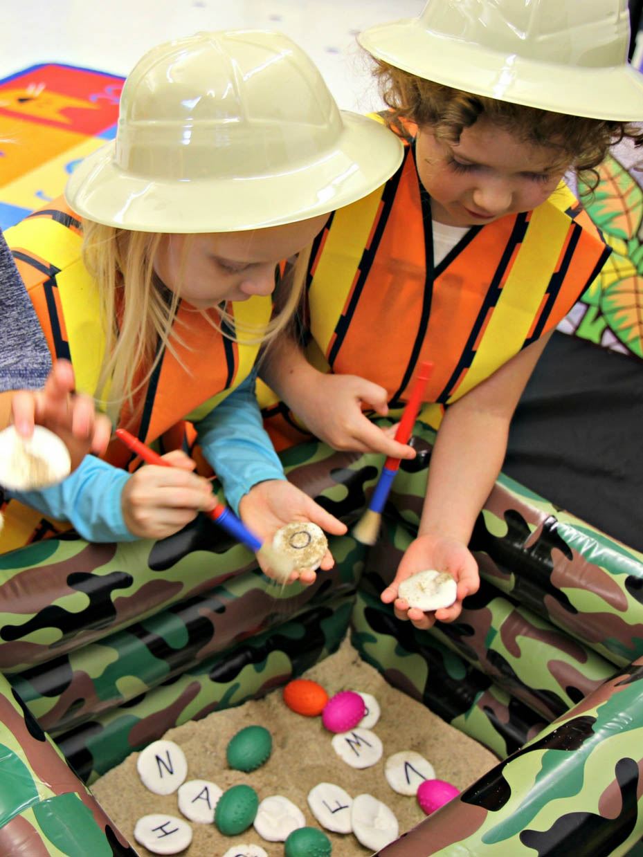 Classroom Transformation: Dinosaur Letter Hunt