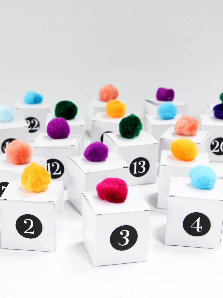 DIY Advent Calendar Mini Boxes