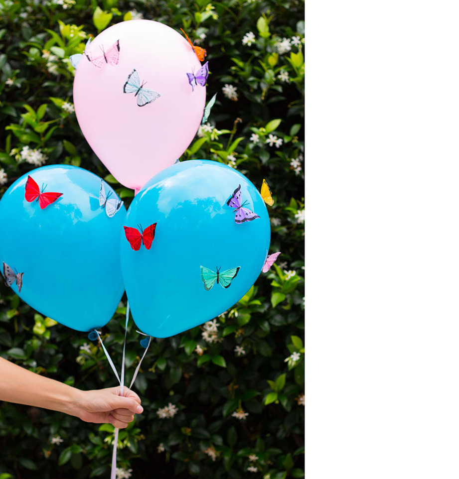 DIY Butterfly Balloons