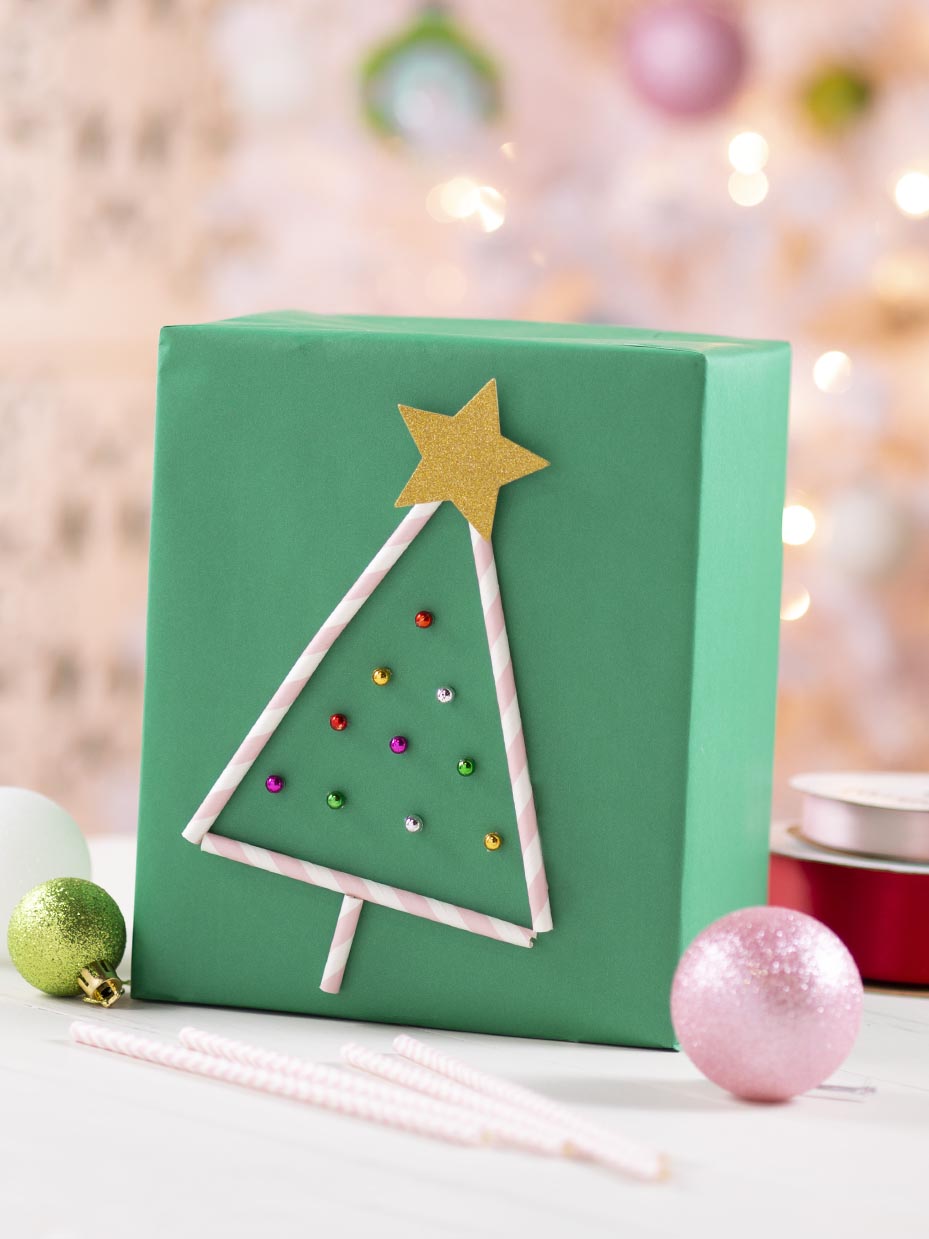 Straw Christmas Tree