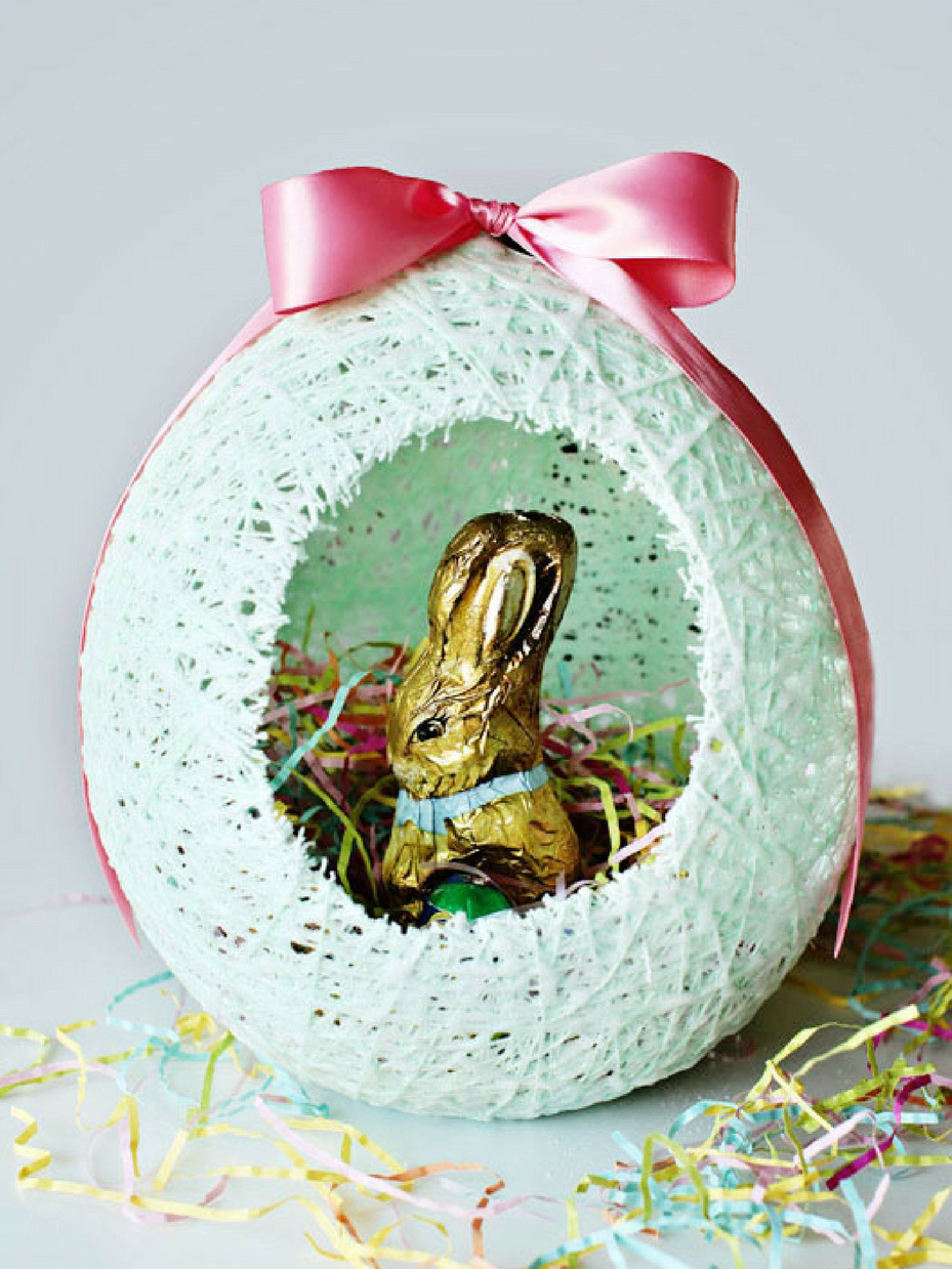 Sugar String Easter Egg Baskets