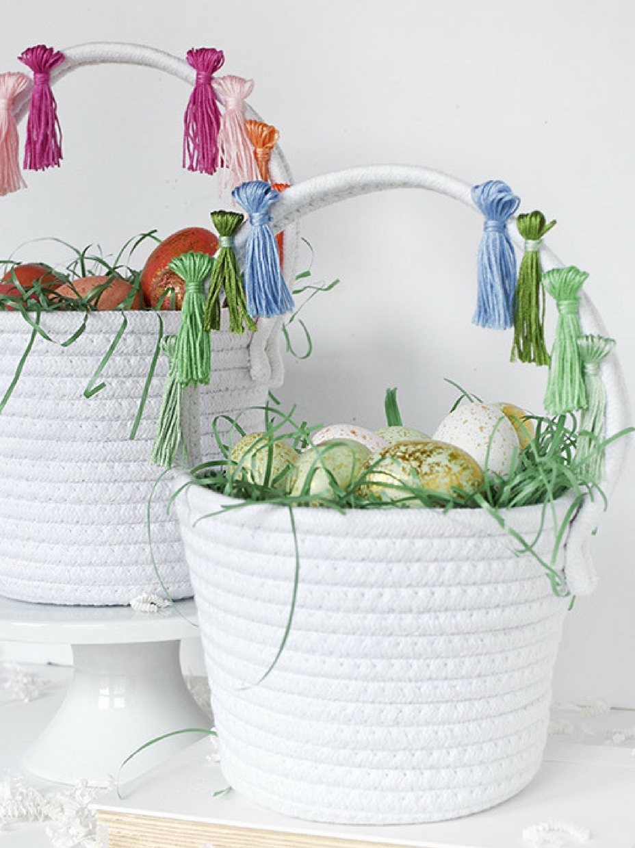 DIY Tassel Easter Basket