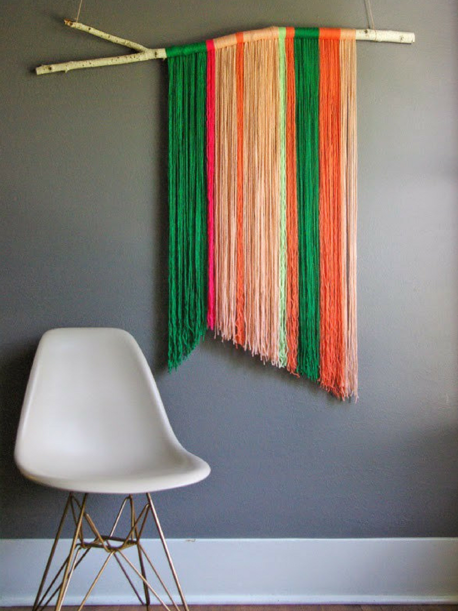 DIY Yarn Wall Hanging