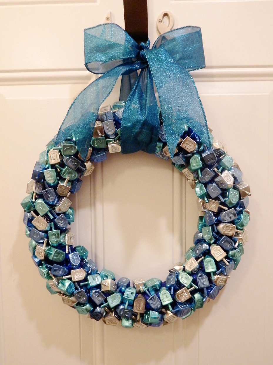 Dreidel Wreath