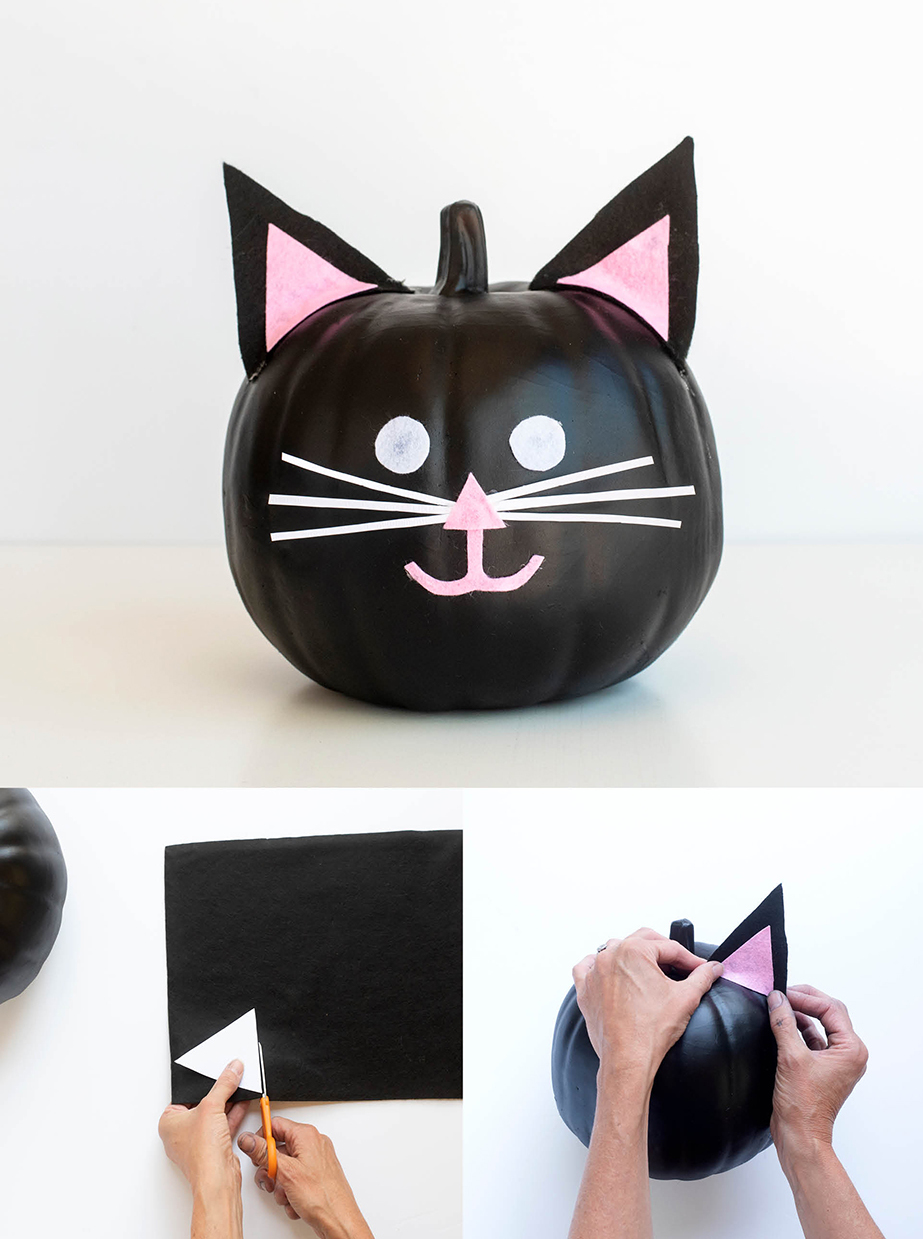 Kitty Cat Pumpkin Craft