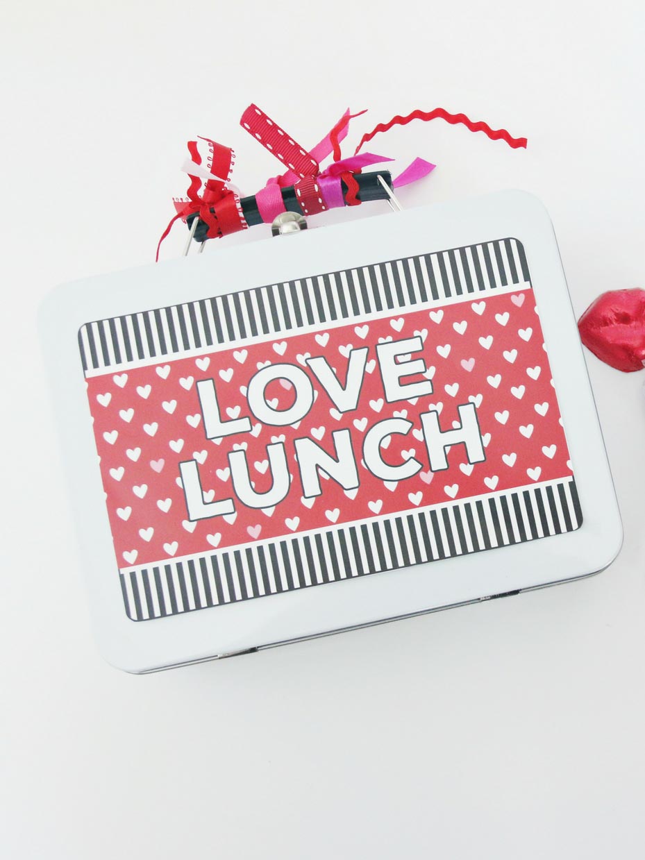 Love Lunch Valentine Favor & Printable