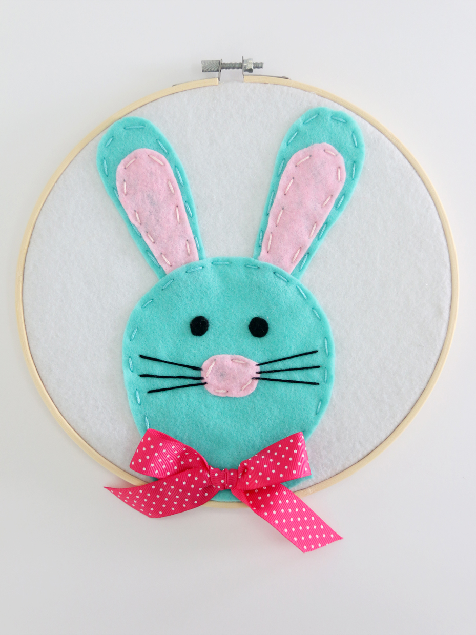 Bunny Hoop Art Craft