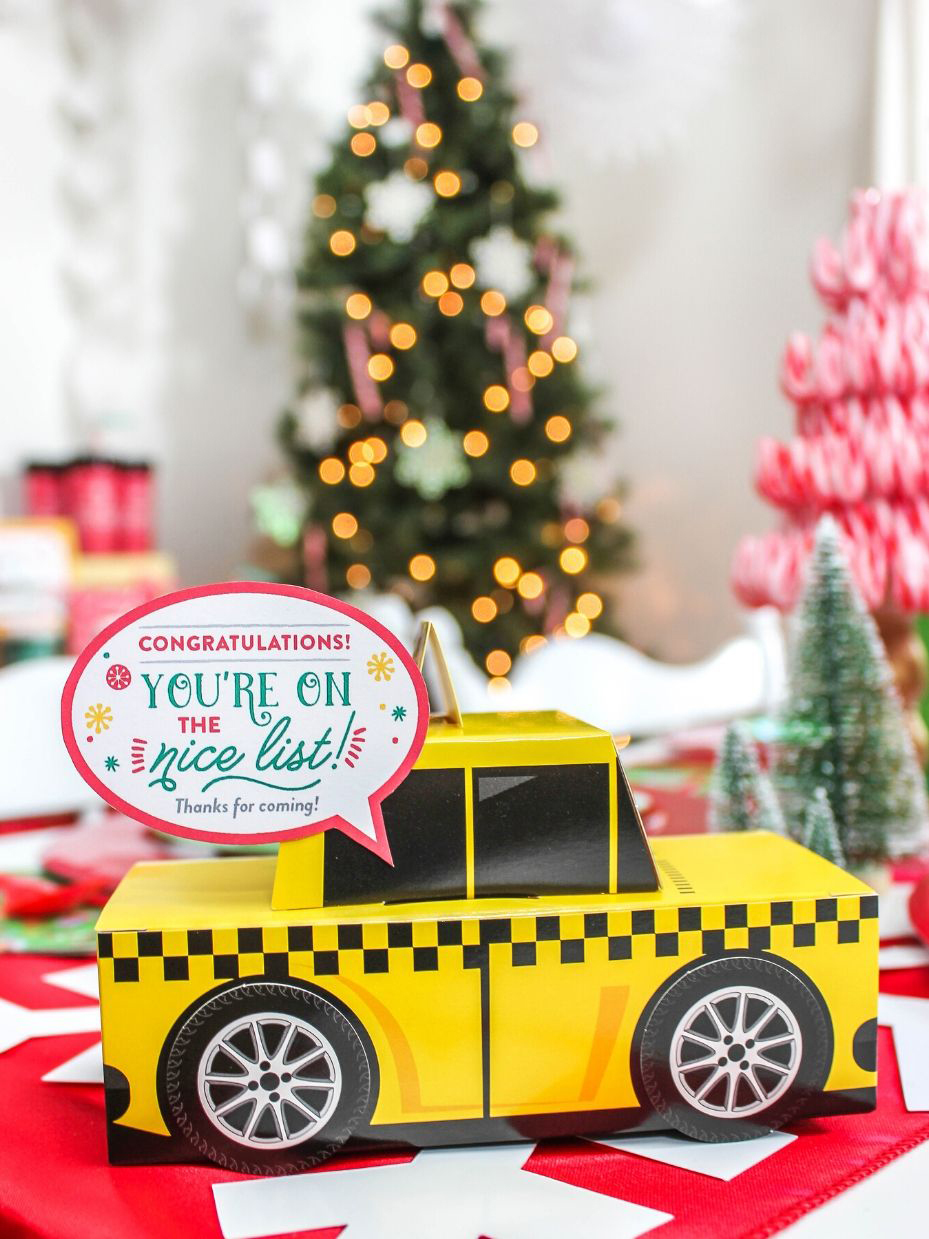 Nice List Thank You Favor Tags