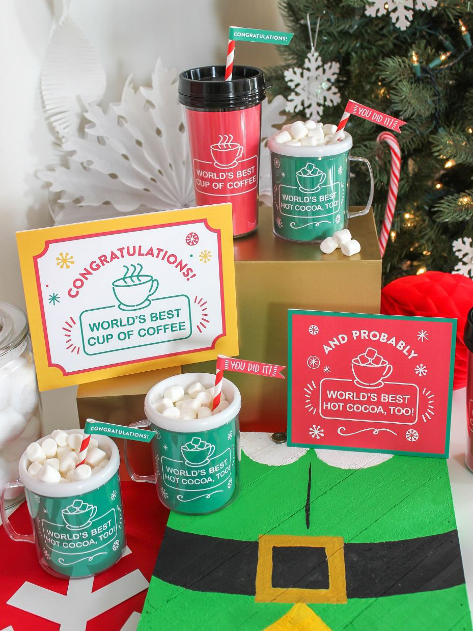 World's Best Coffee and Hot Cocoa Signs and Labels