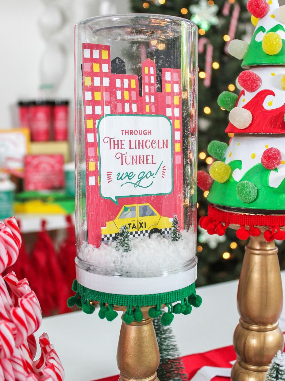 Snow Globe Centerpiece Printable
