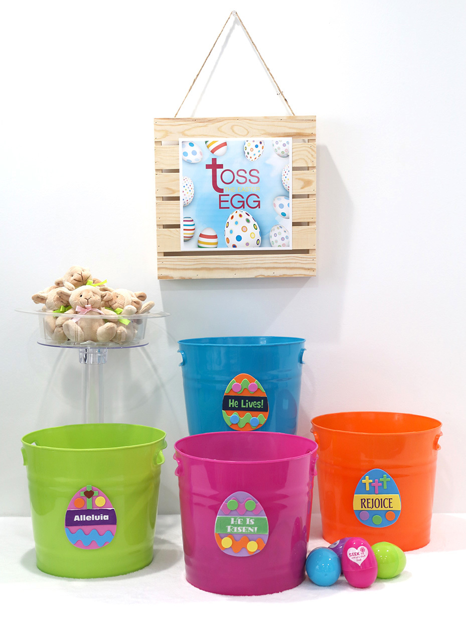 Toss The Easter Egg Game