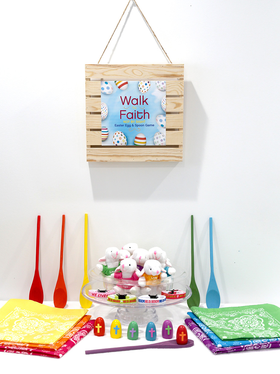 Walk By Faith, Not By Sign Spoon & Egg Game