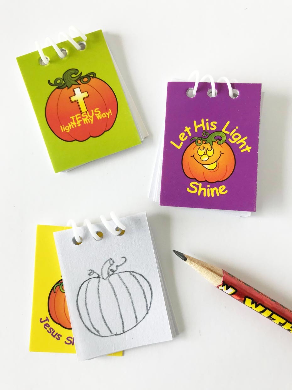 Christian Pumpkin Mini Notepads