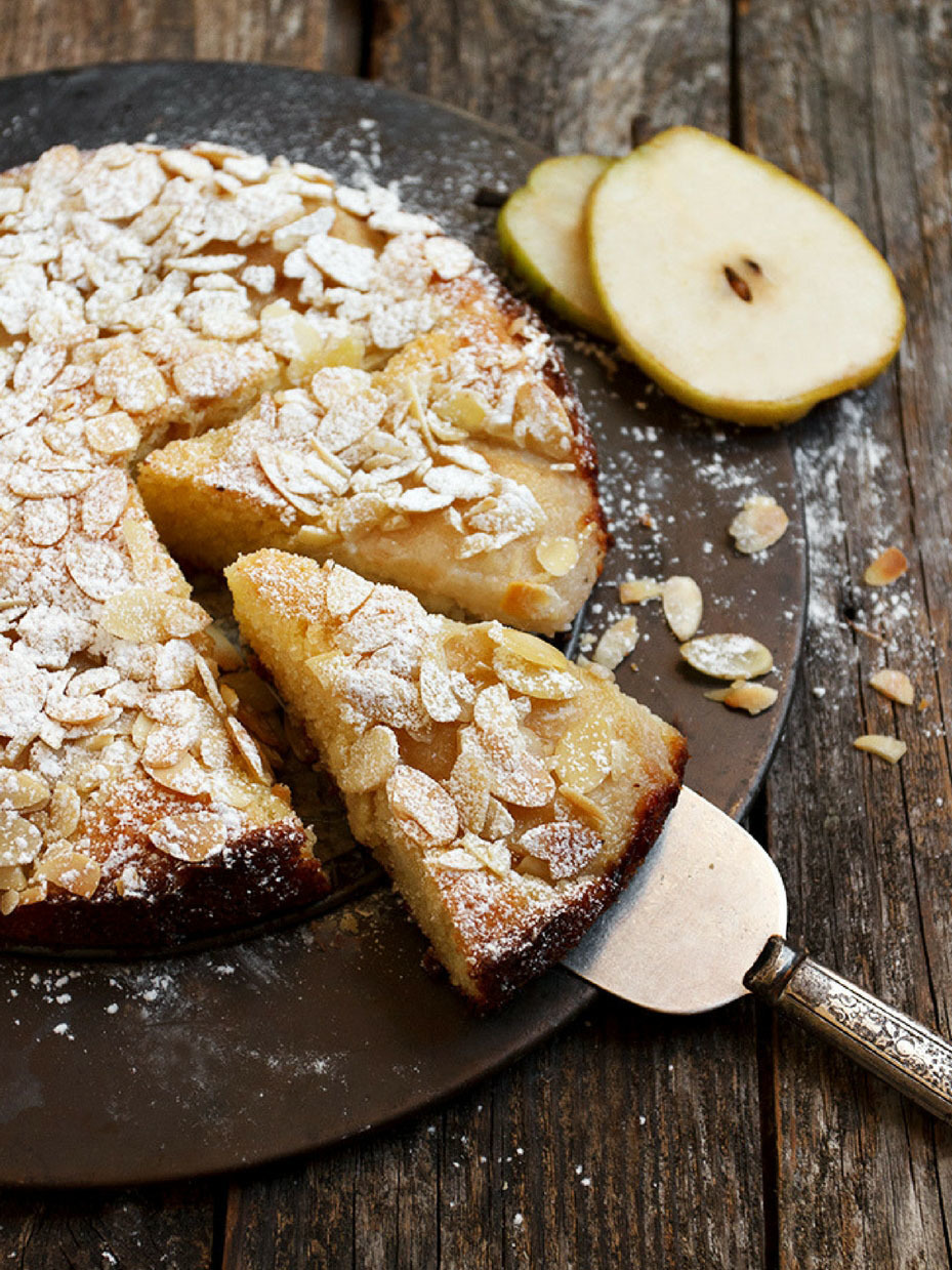 Italian Pear Almond Cake
