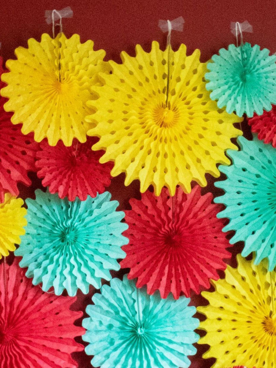 Paper Fan Wall