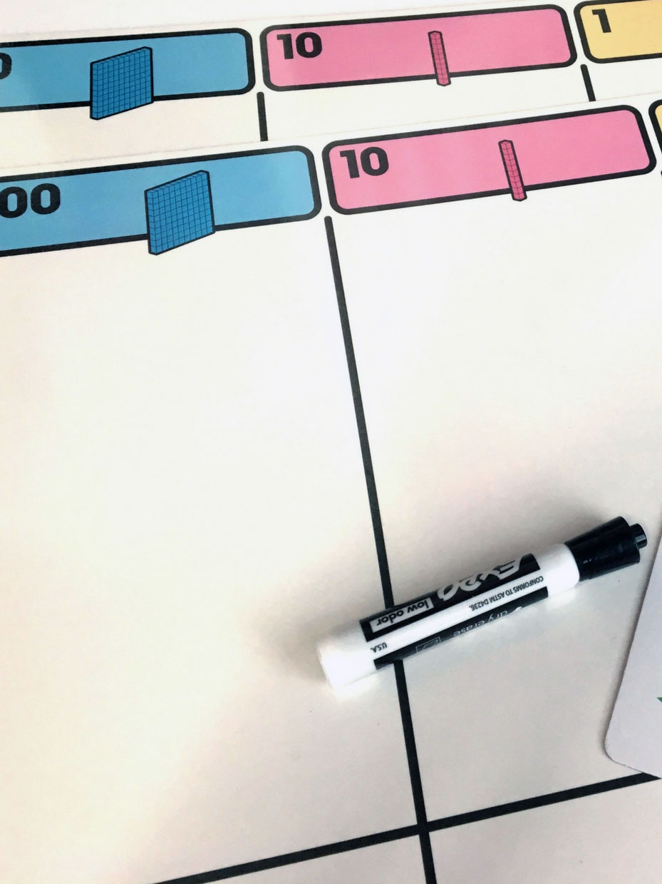 Dry Erase Math Materials