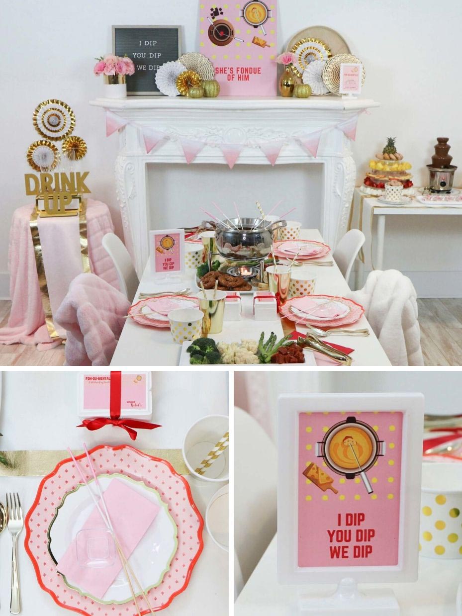 Fondue Themed Bridal Shower