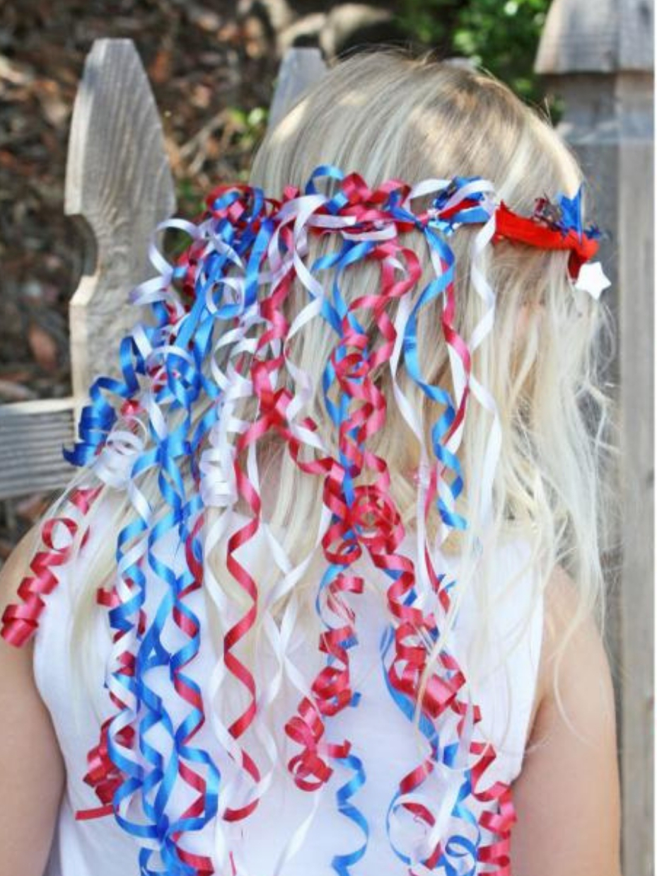 DIY 4th of July Hair Bows - Cutesy Crafts