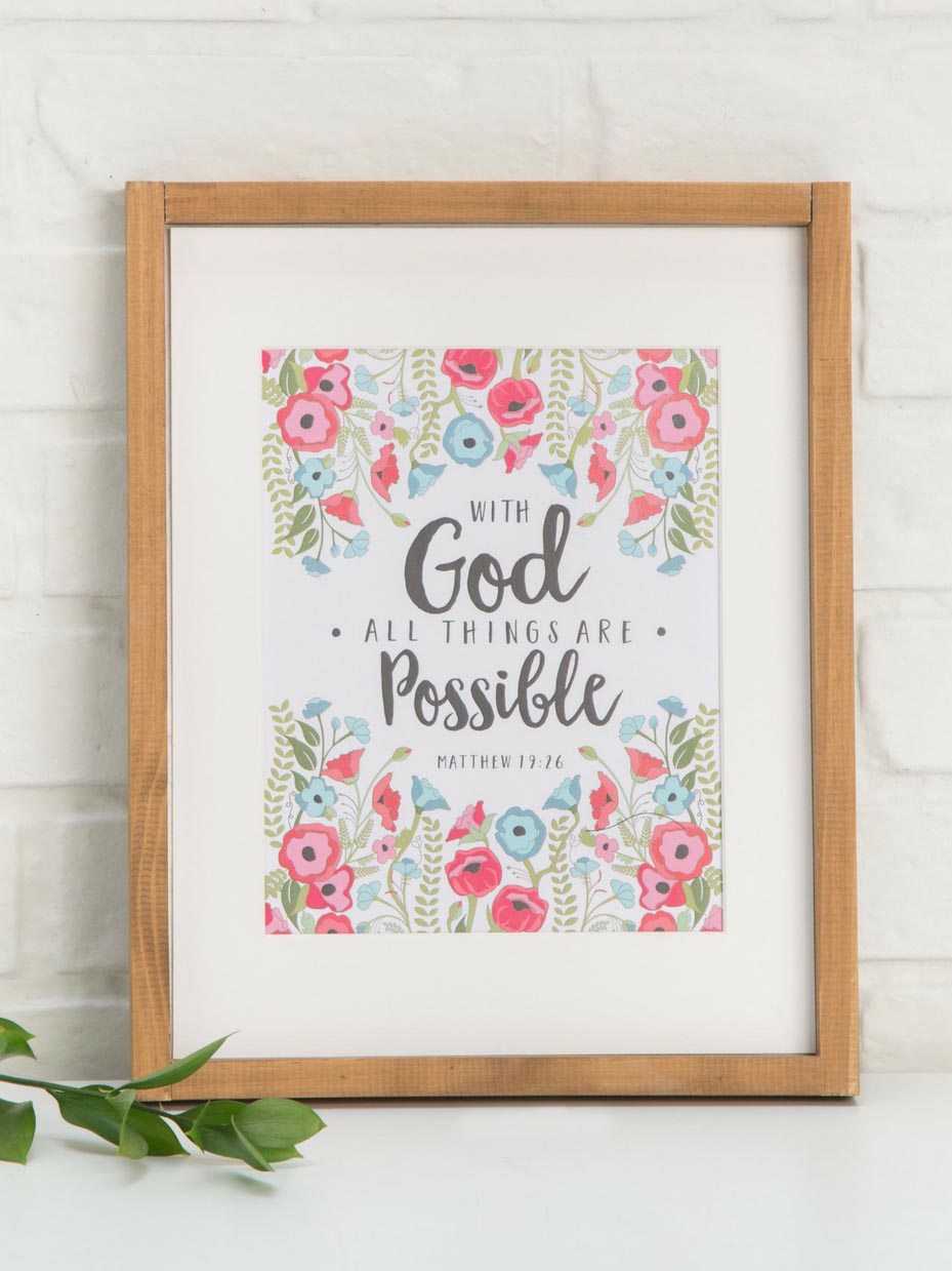 Free Printable Bible Verse Wall Art Fun365