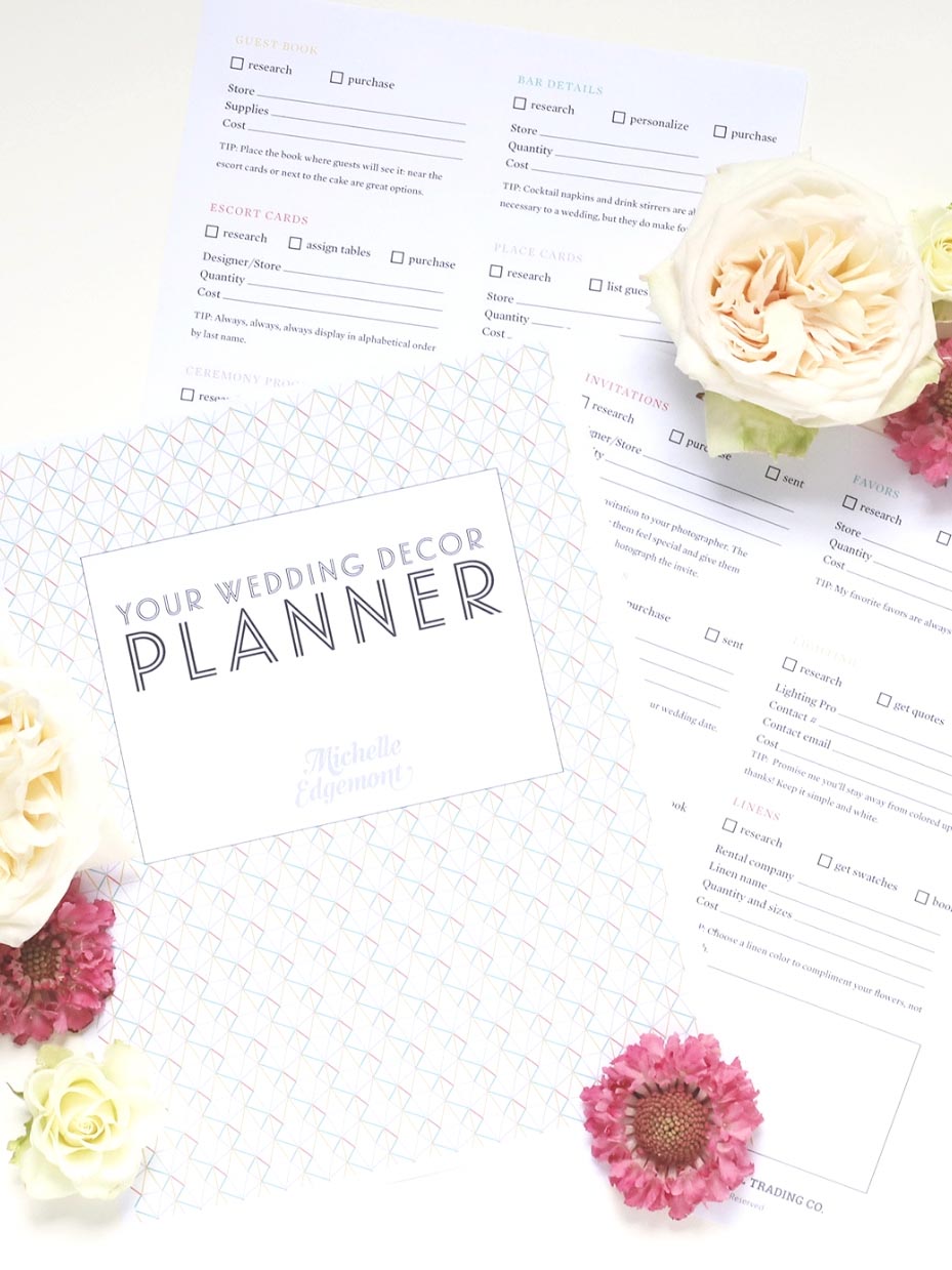 free printable wedding planner worksheets fun365