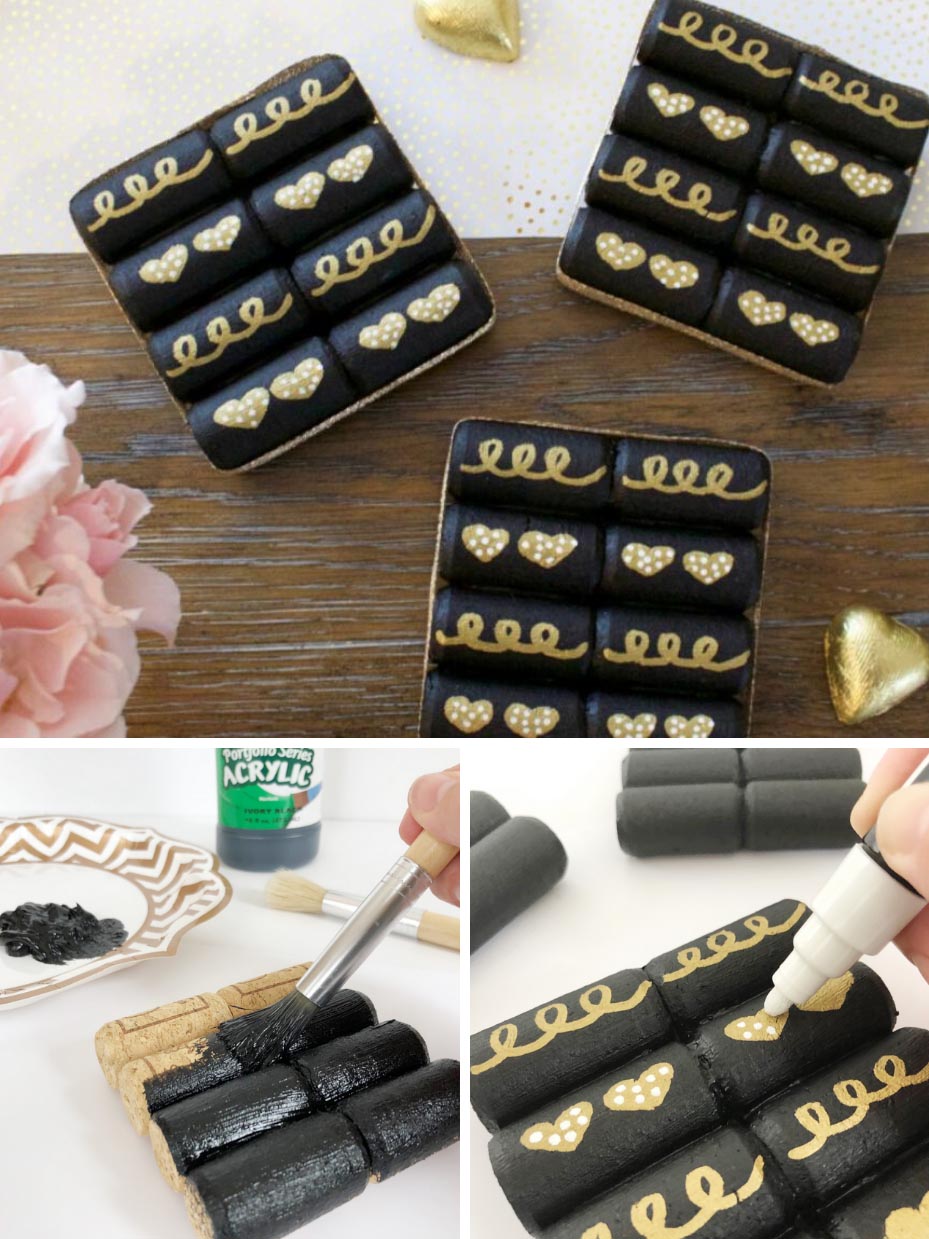 DIY Wine Cork Coasters