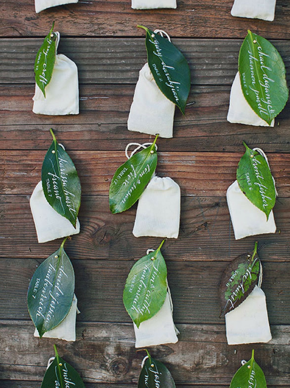 Leaf Escort Cards