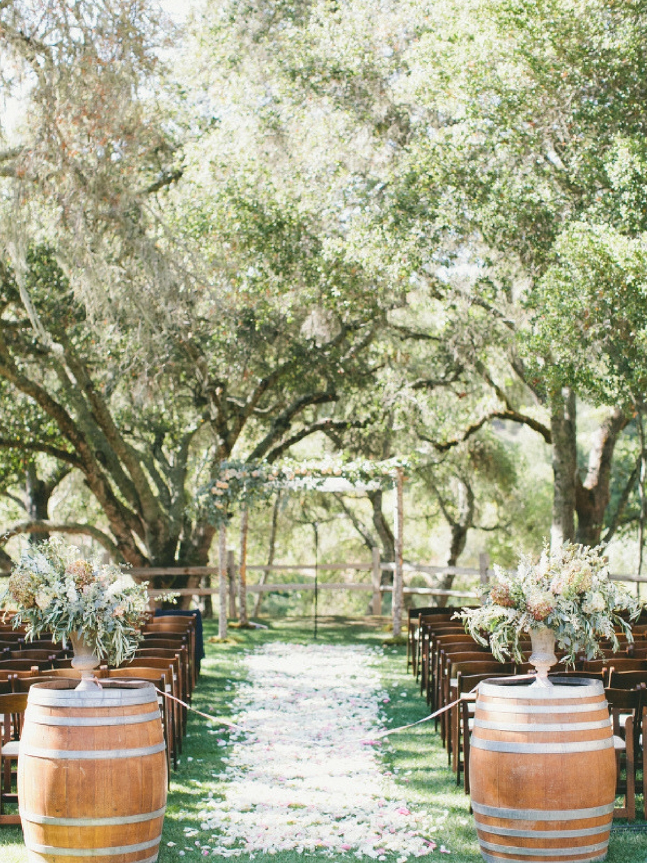 Petal-Filled Aisle