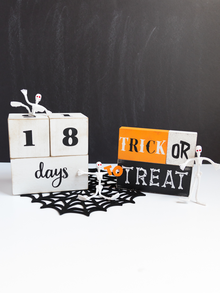 Halloween Countdown Blocks