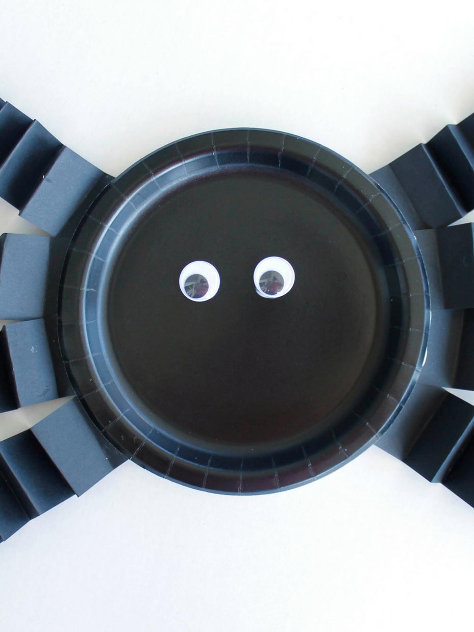 Spider Paper Plate Kids' Craft