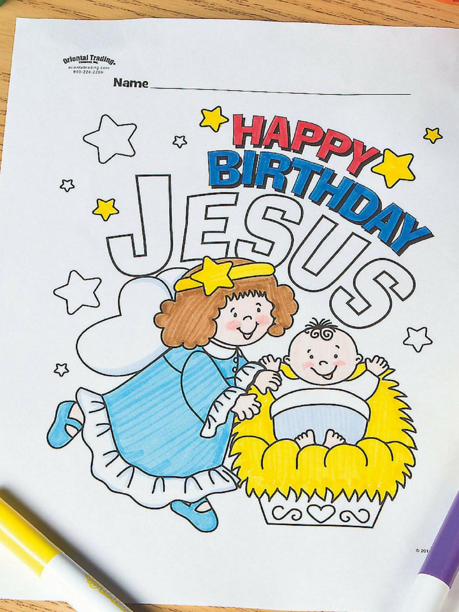 Free Christmas Sunday School Coloring Pages Fun365