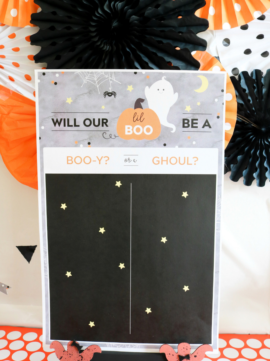 Halloween Gender Reveal Game