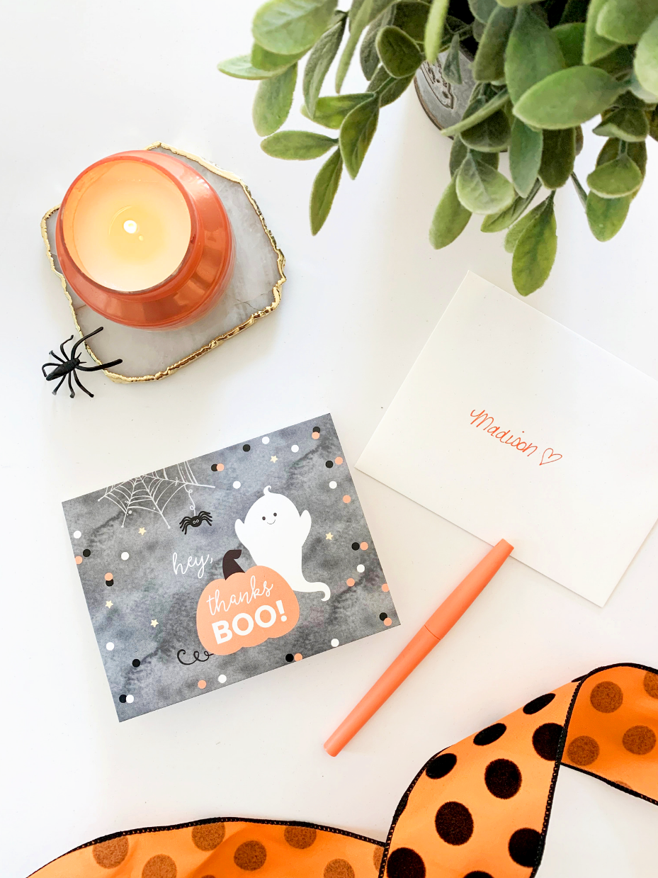 Halloween Thank You Notes