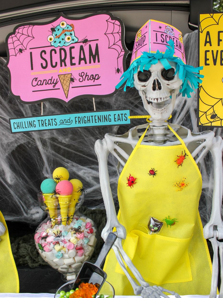 I Scream & Candy Shop Printable Sign