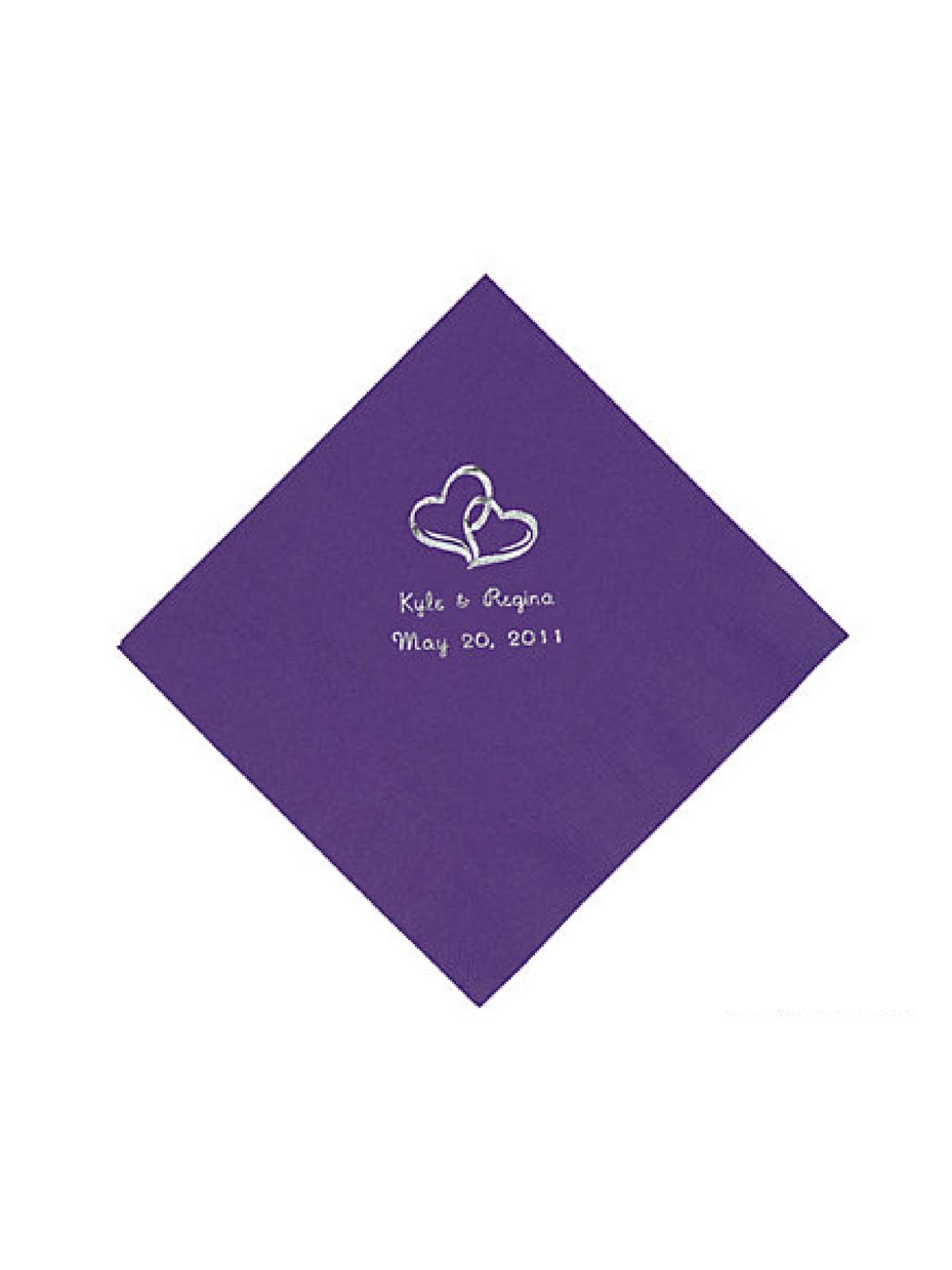 Purple Napkins