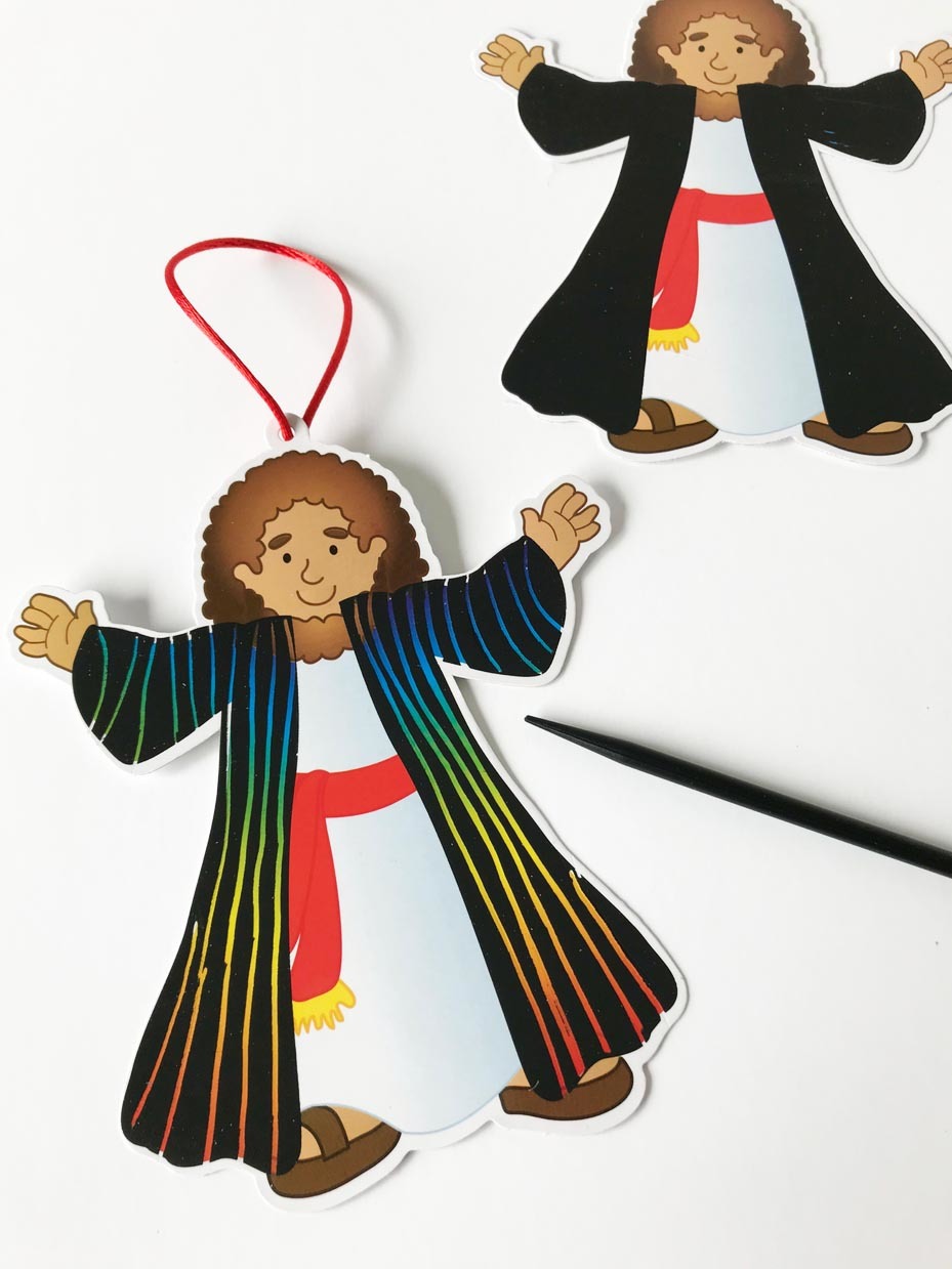 Scratch 'N Reveal Joseph's Coat of Color