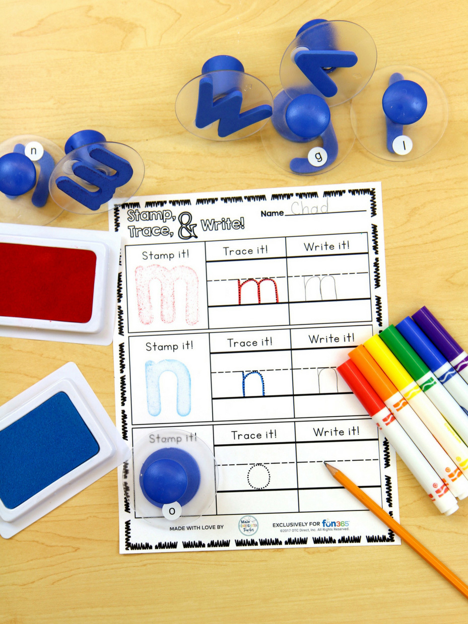 Stamp It, Trace It, Write It!
