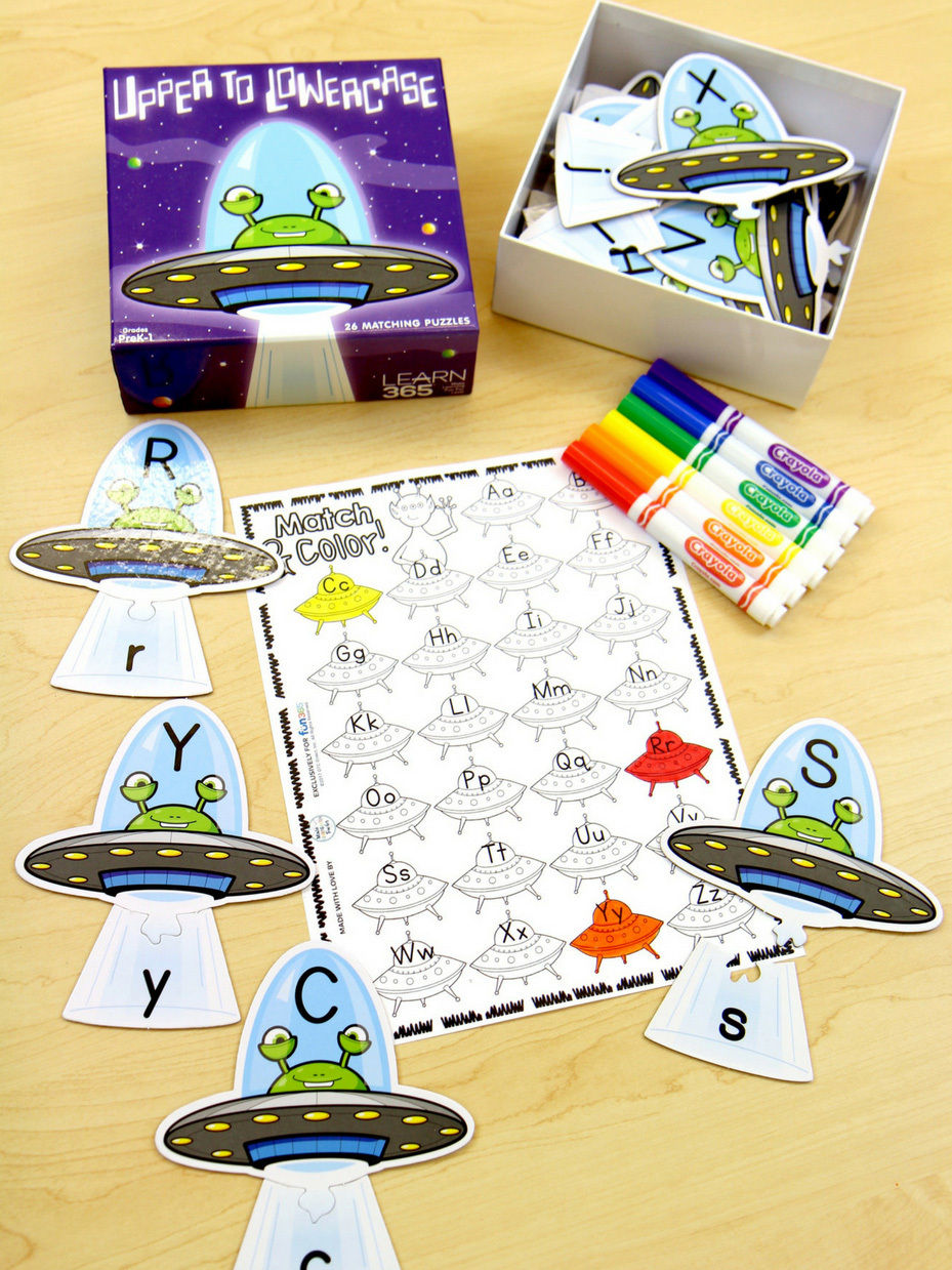 Uppercase to Lowercase Matching Puzzle