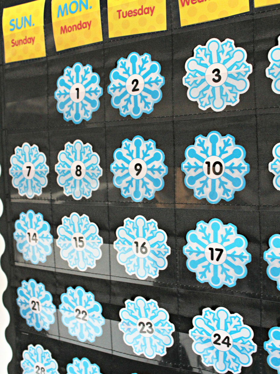 Patterning with Calendar Pieces