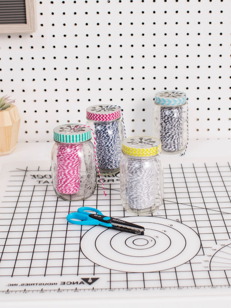 Mason Jar Baker's Twine Holders