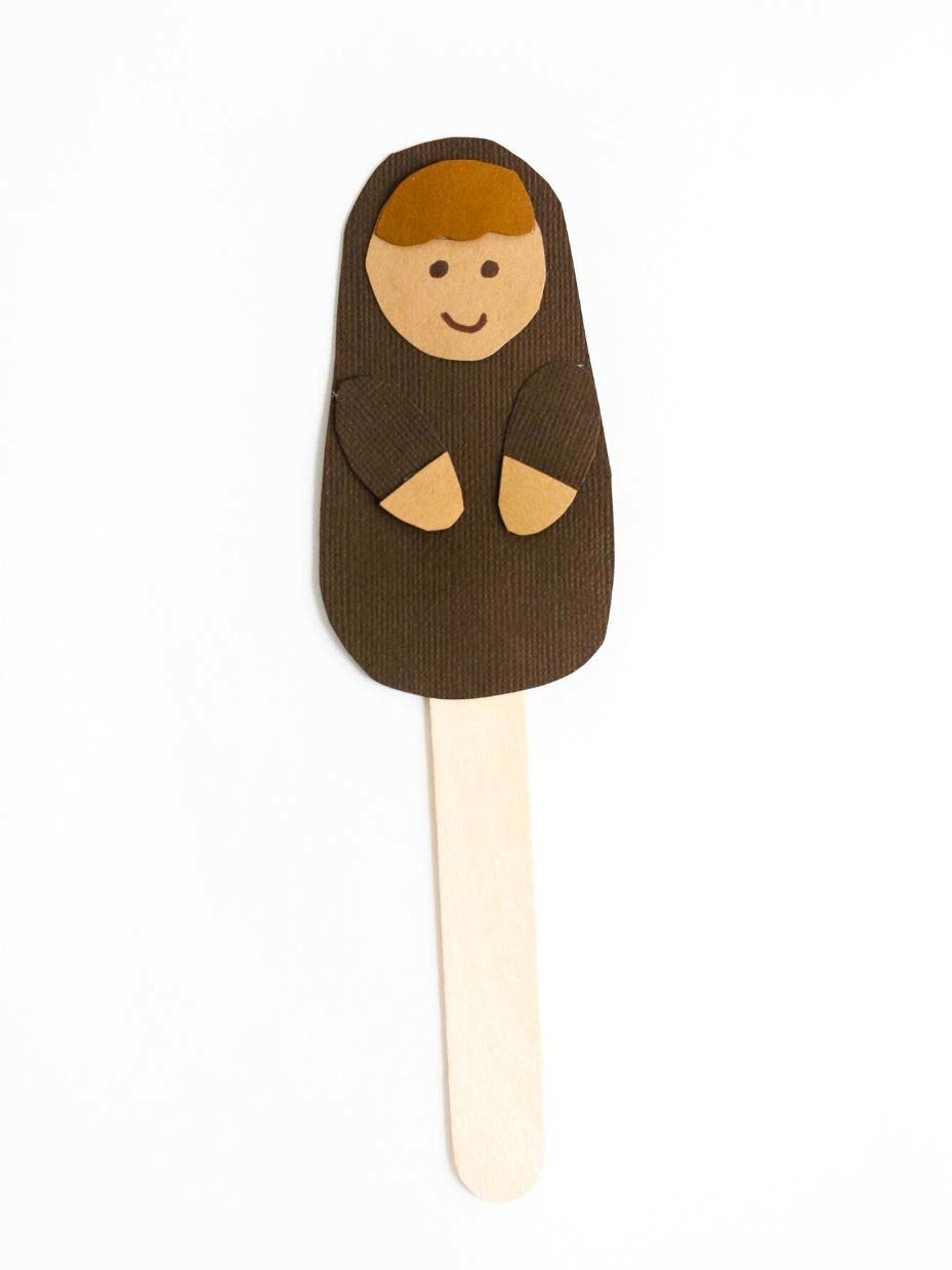 Joseph Popsicle Stick Puppet