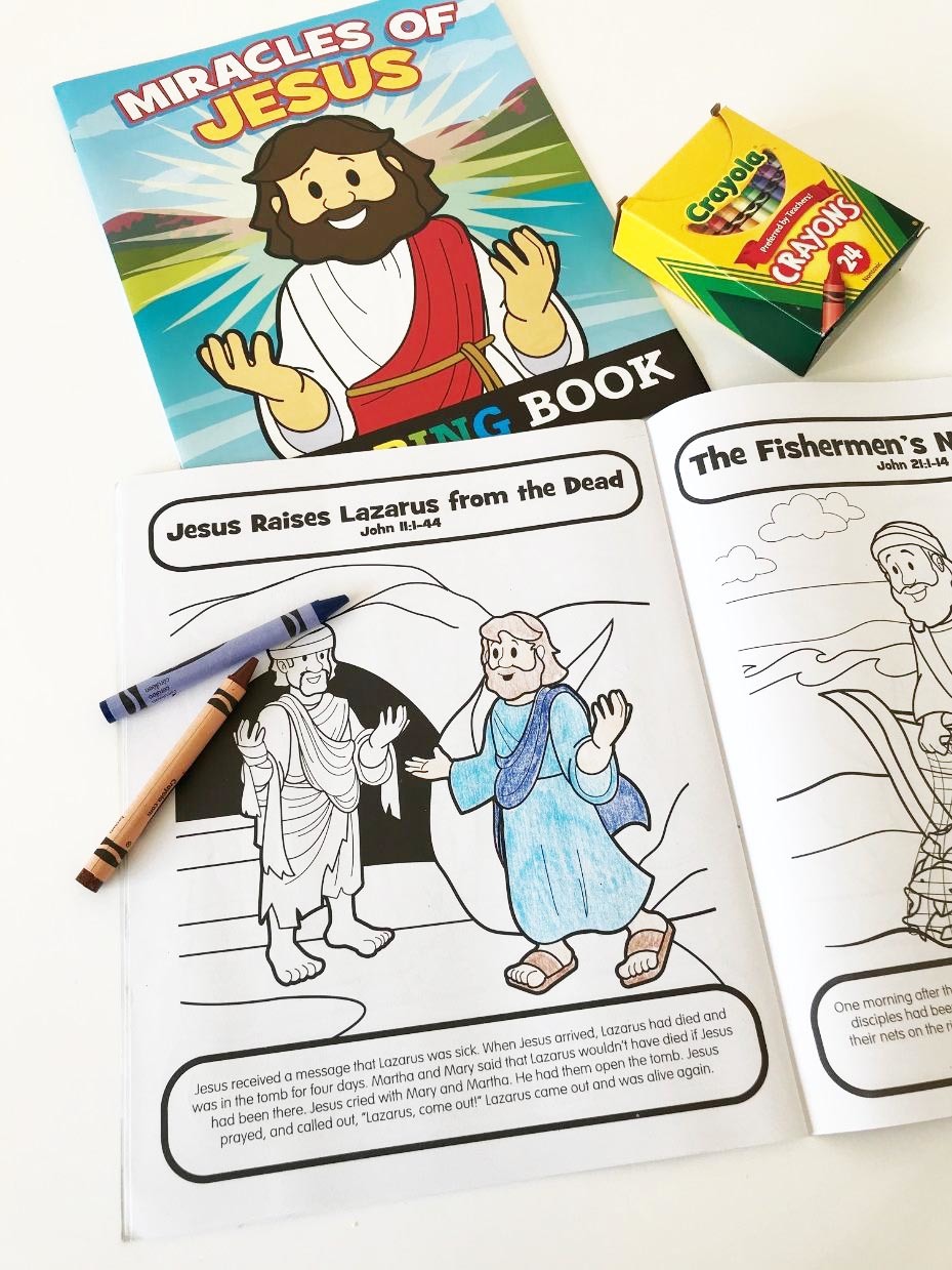 Miracles of Jesus Coloring Book