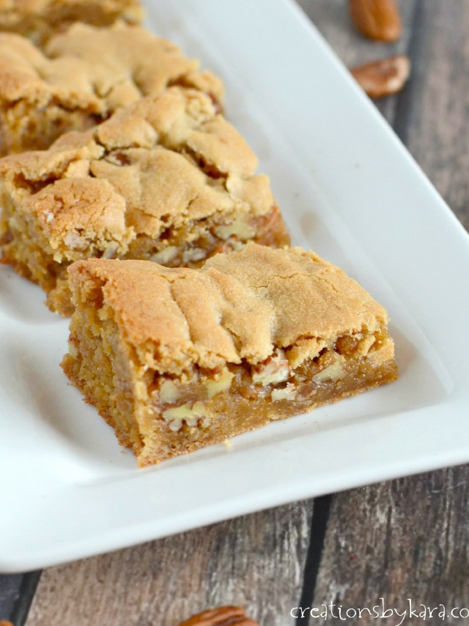 Butterscotch Maple Bars
