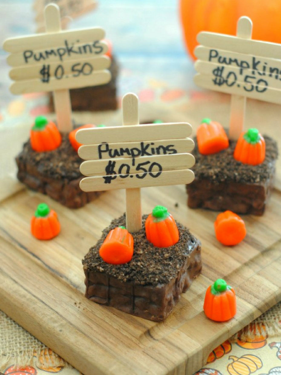Pumpkin Patch Brownies