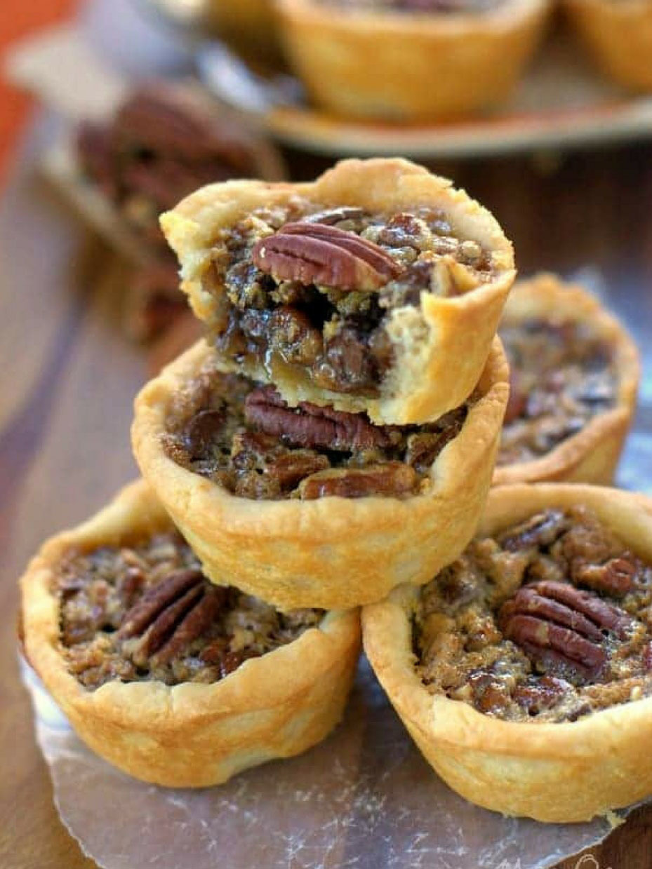 Mini Chocolate Pecan Pies