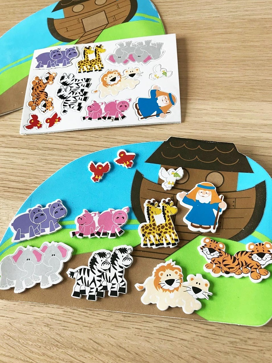 Noah's Ark Foam Sticker Scene